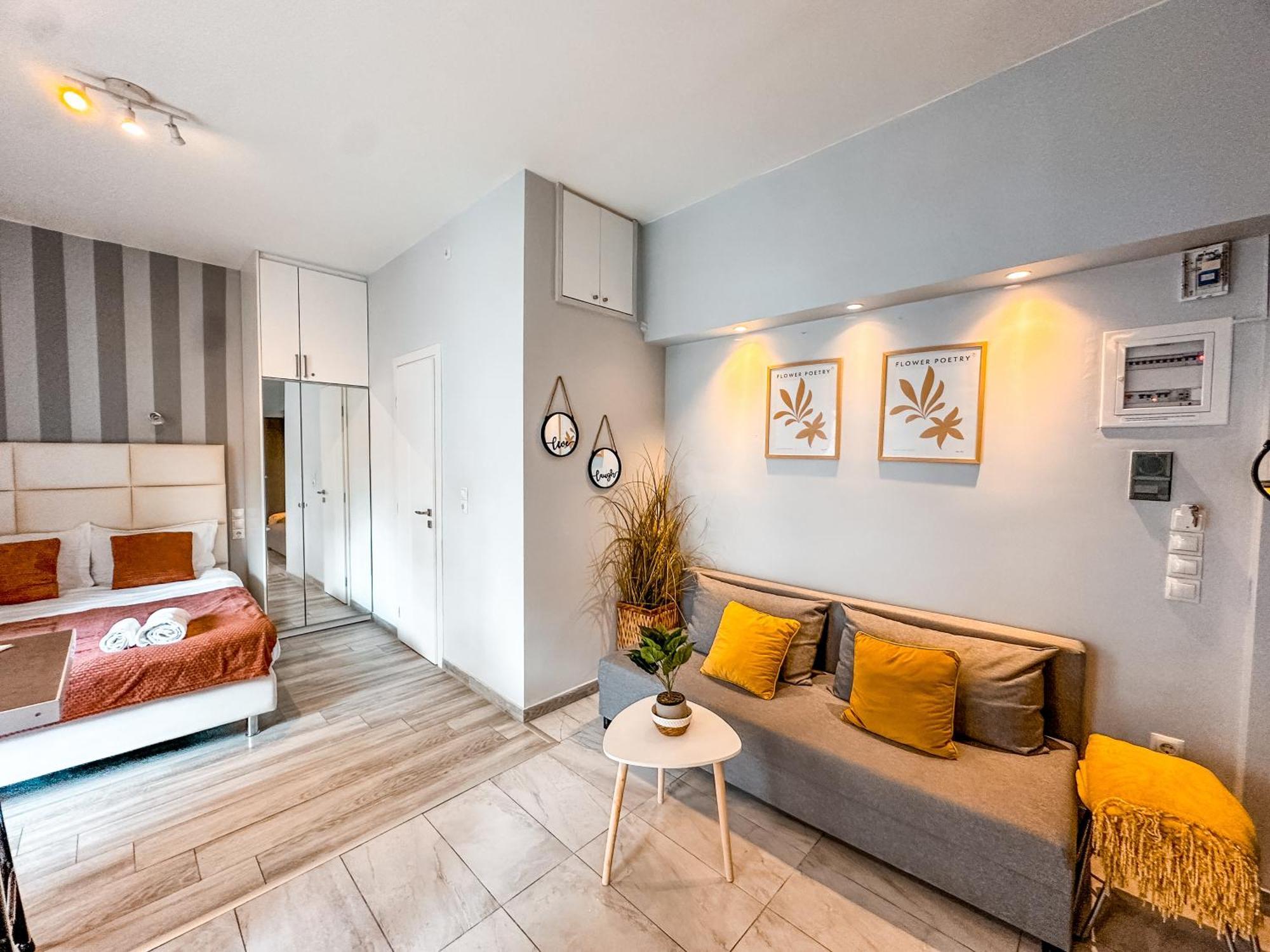 Walk To Markets From A Cozy Studio By Cielo Homes Athens Exterior photo