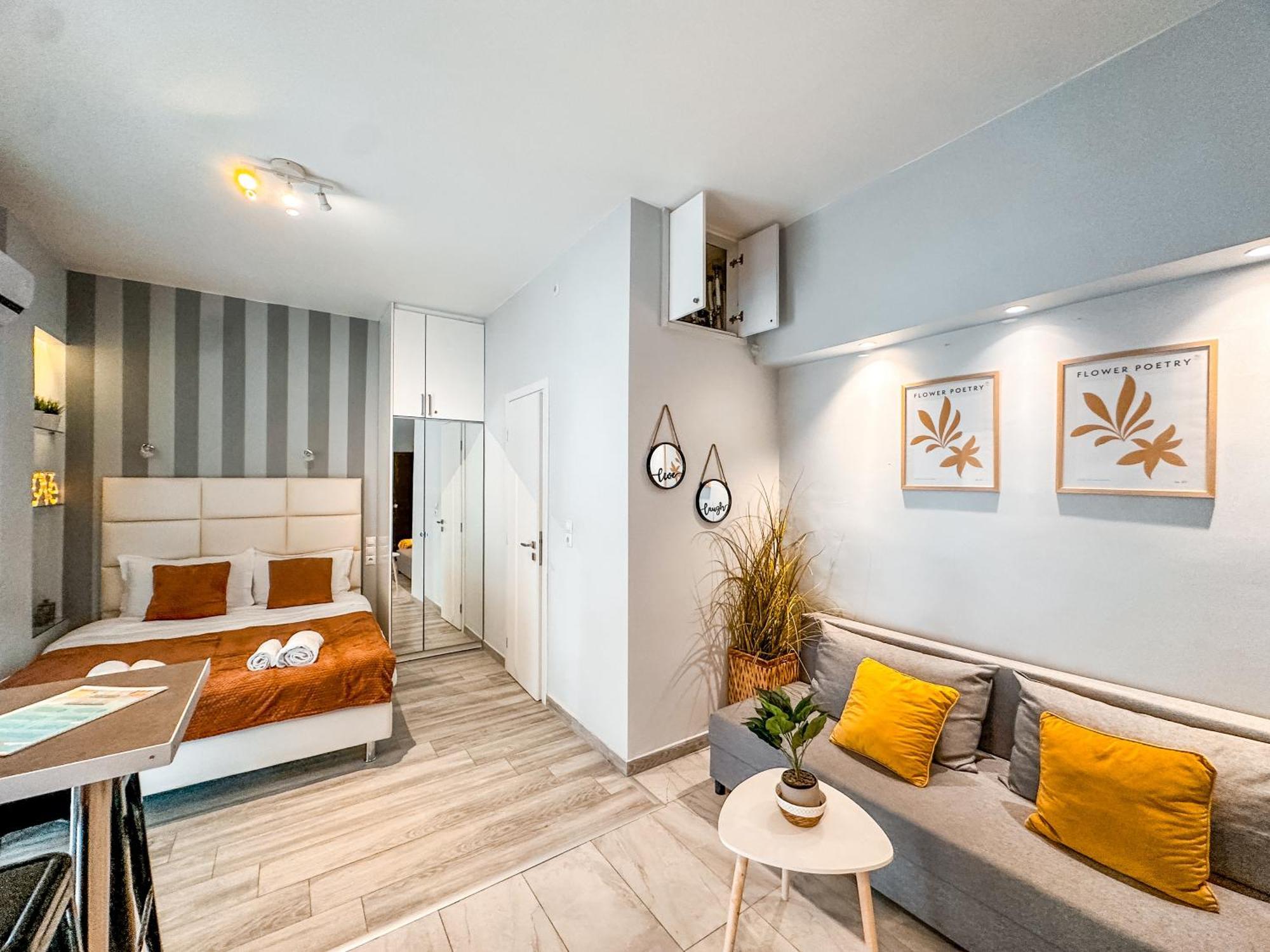 Walk To Markets From A Cozy Studio By Cielo Homes Athens Exterior photo